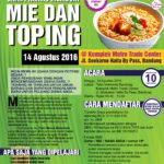 Training Usaha Mie dan Toping di Bandung, 14 Agustus 2016